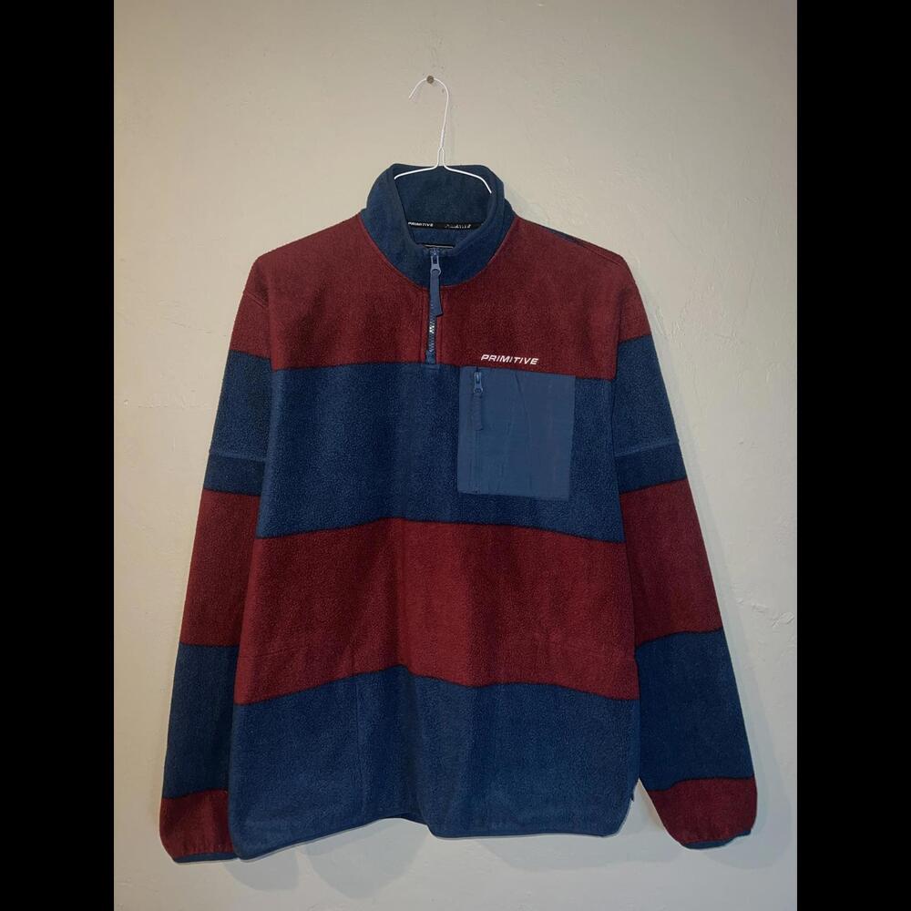Primitive 2-Toned Quarter Zip Large